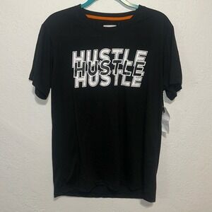 Bushwick Supply New York Hustle Graphic Tee Black Mens XL NWT Short Sleeve Shirt